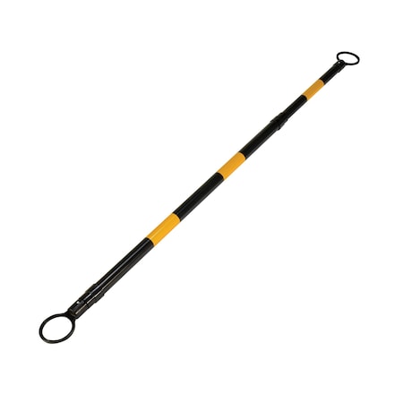Vestil Plastic, 3.75 Height, 1.75 Length, 2, Black/Yellow TC-BBDS-80